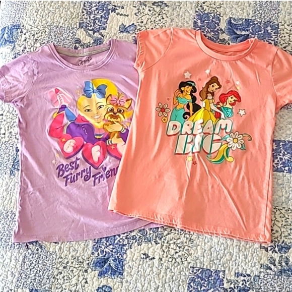 Girls Size 10-12 T-shirts JoJo and Disney Princess - Picture 2 of 2